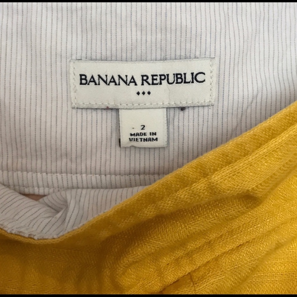 Yellow Banana Republic Mini Skirt - Picture 3 of 4